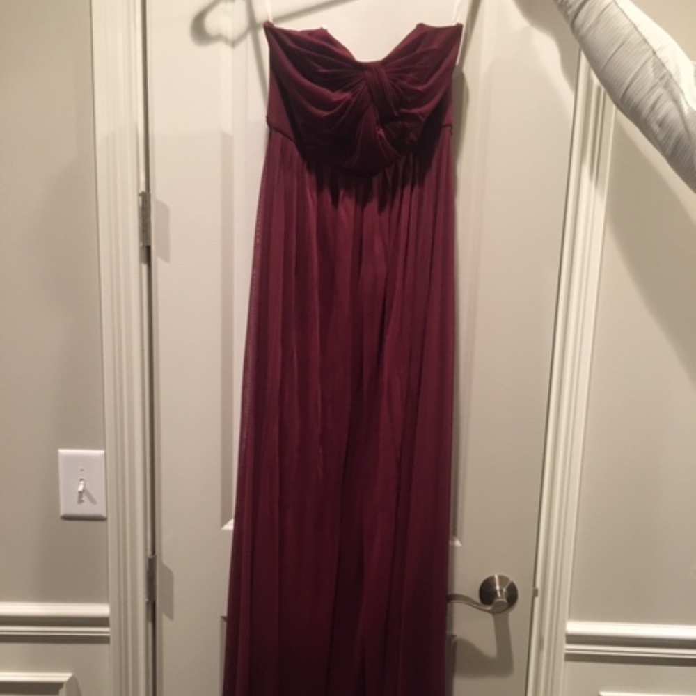 David's Bridal Convertible Bridesmaid Dress